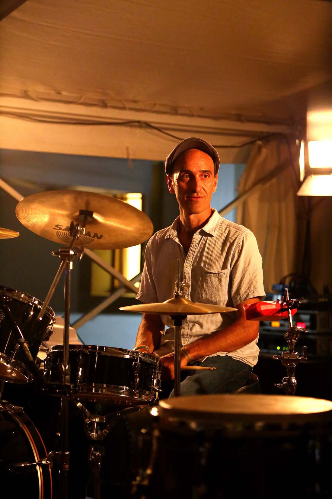 Drumset im Proberaum für Schlagzeugunterricht